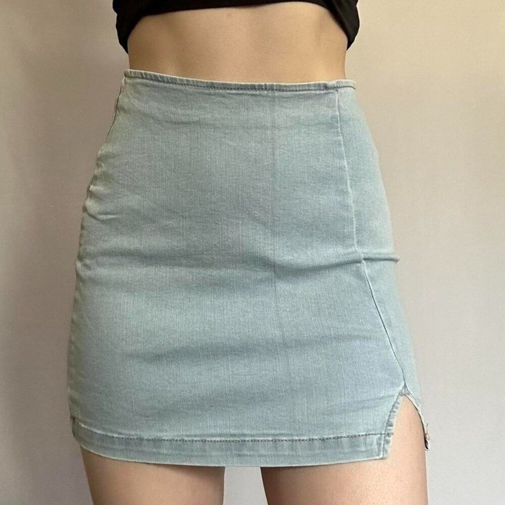 Wild Fable Light Wash Denim Skirts || sz4 EUC